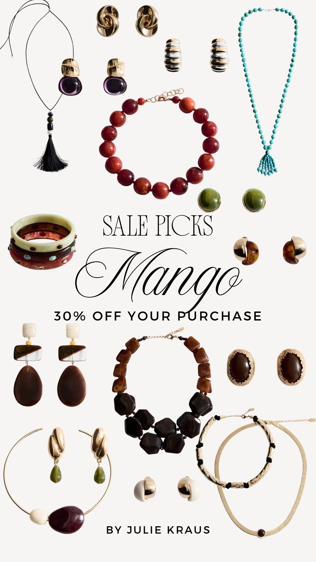 Mango is crushing it in the accessories department - perfect time to update for summer! 30% off your purchase with code SALE30