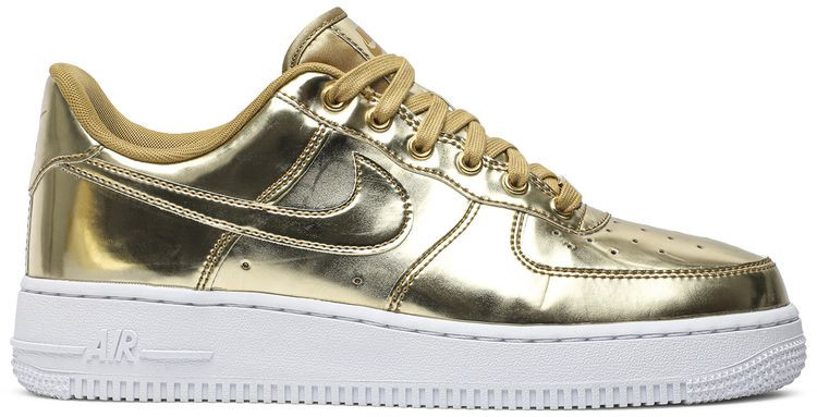 Wmns Air Force 1 SP 'Liquid Metal - Gold' | GOAT