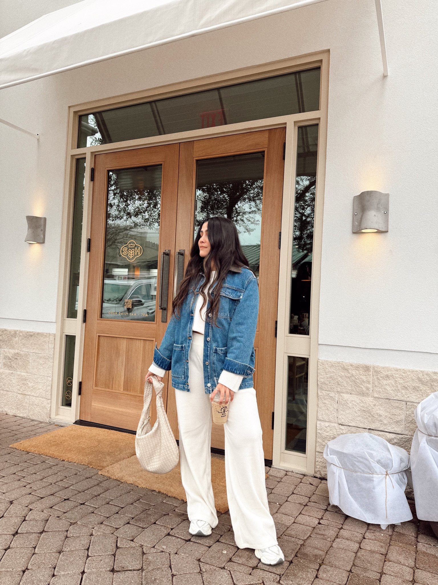 Comfy wear, casual outfit, denim jacket outfit, new balance sneakers outfit 

#LTKStyleTip #LTKPetite #LTKShoeCrush