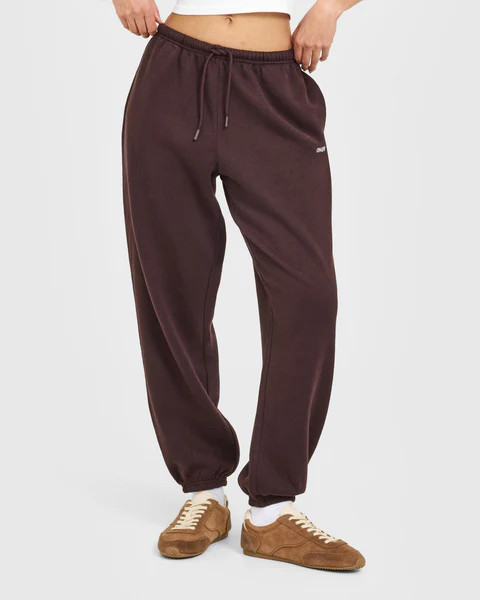 Mid Weight Relaxed Joggers 
 Plum Brown | Oner Active (UK / US)