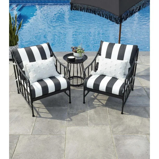 Better Homes & Gardens Aubrey 3-Piece Stationary Chat Set - Walmart.com | Walmart (US)