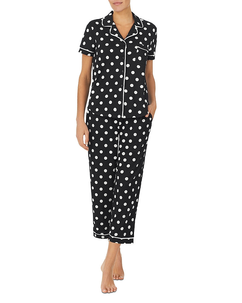 kate spade new york Printed Cropped Pajama Set | Bloomingdale's (US)