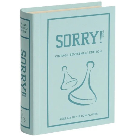 WS Game Company Sorry! Vintage Bookshelf Edition Board Game, Ages 6+ | Walmart (US)