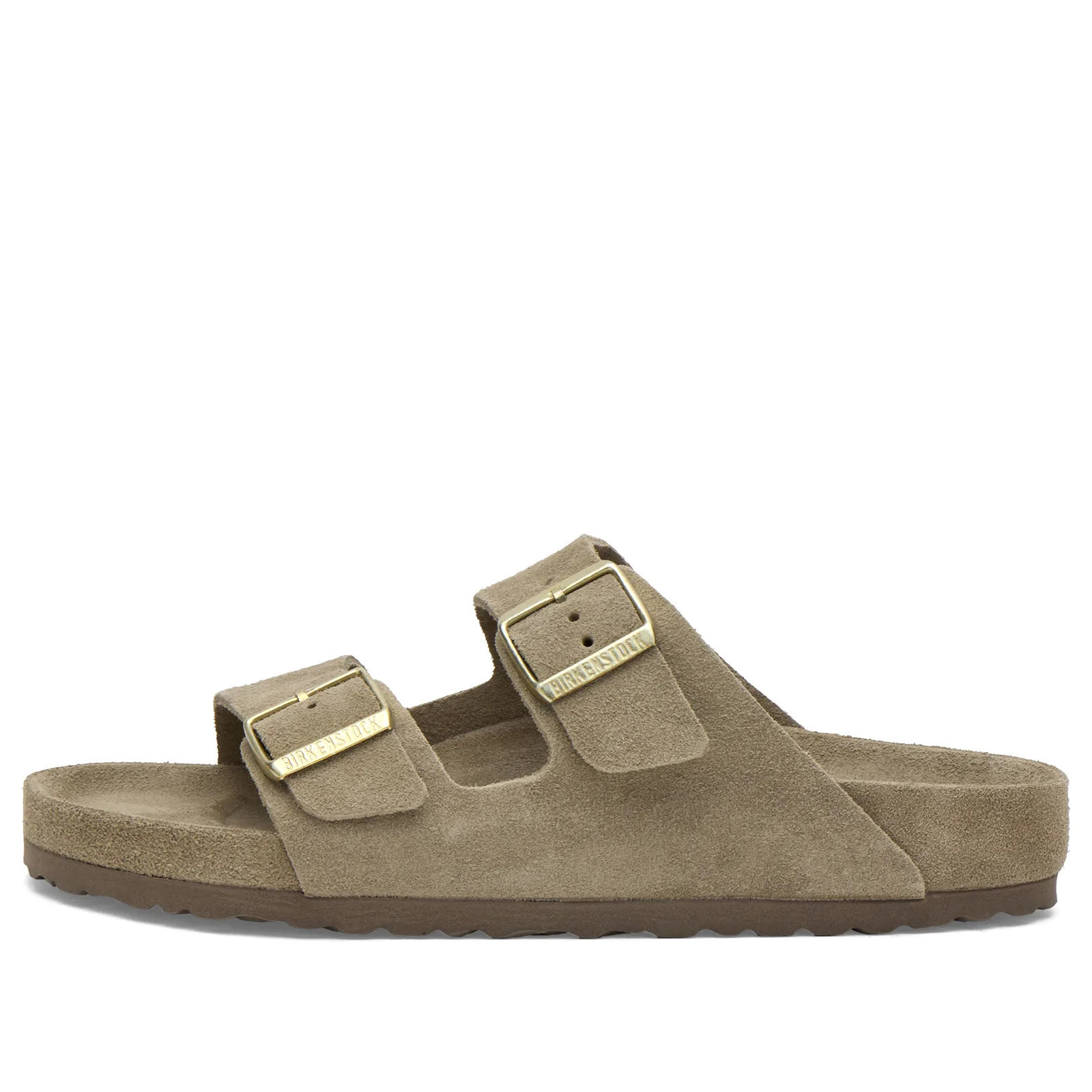 Birkenstock Men's Arizona - Presented by END. Taupe Suede Exquisite | END. Clothing