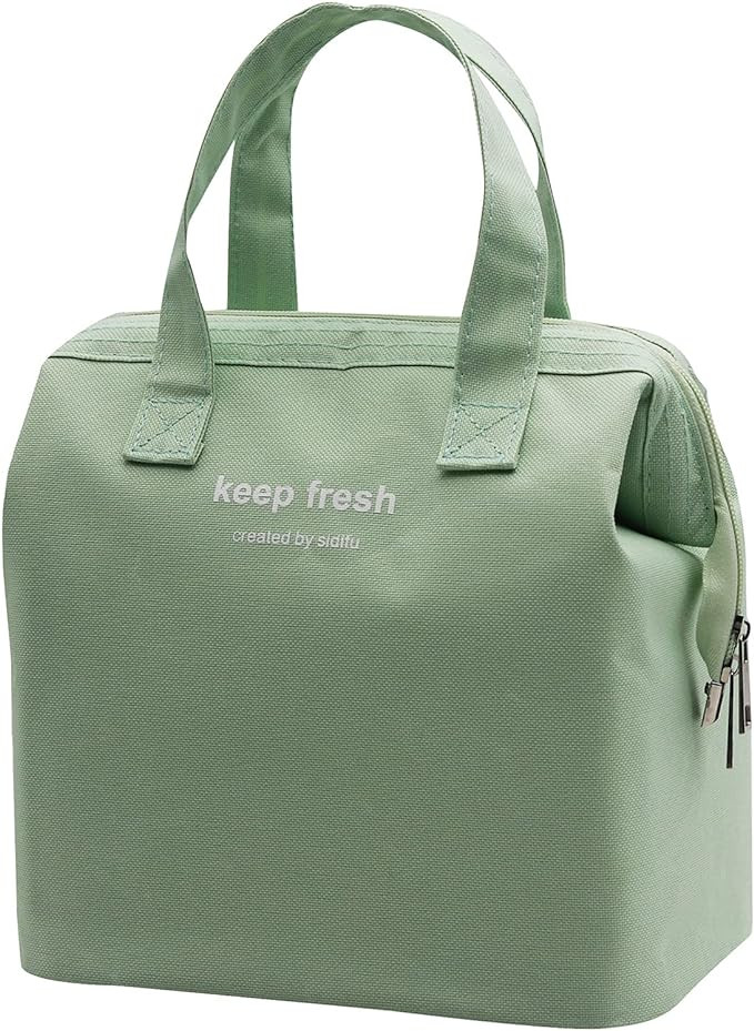 Mziart Insulated Lunch Bag Simple Bento Cooler Bag Lunch Tote Bag for Lunch Box for Women Men Adu... | Amazon (US)