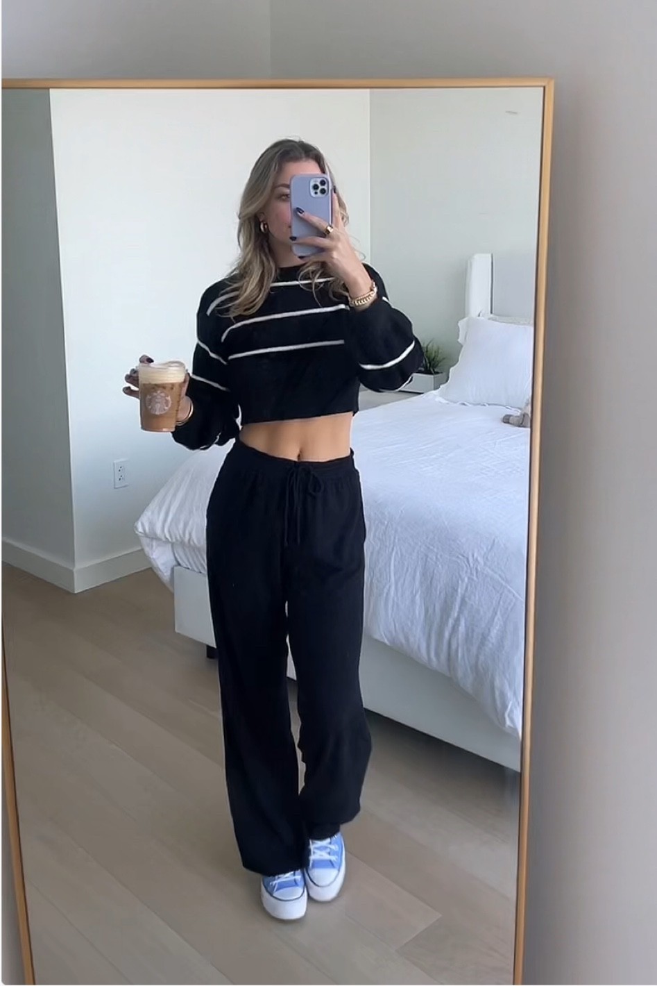 another cool weather school outfit ✨🖤 obsessed with these little pants and this sweater

#LTKSeasonal #LTKstyletip #LTKunder100