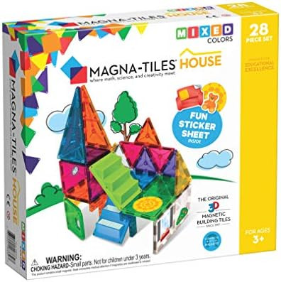 Magna-Tiles House Set, The Original Magnetic Building Tiles For Creative Open-Ended Play, Educati... | Amazon (US)