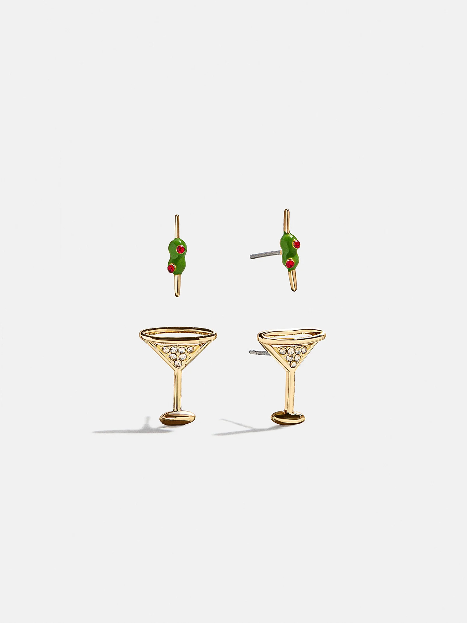 Pimento Memento Martini Earring Set - Martini | BaubleBar