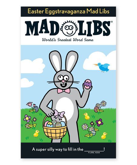 Easter Eggstravaganza Mad Libs Activity Book | Zulily
