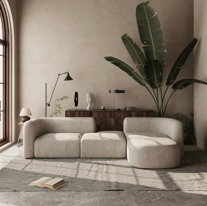 Acanva Luxury Modern Tight Curved Back Velvet Sofa, Minimalist Style Comfy Couch for Living Room Apartment, 4 Seater Modular Sectional, Cream

#couch #livingroomfurniture #comfycouch #furniture #homefurniture #velvetcouch 

#LTKHome