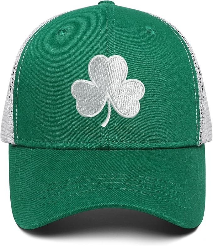 St Patricks Day Hat for Men Women Shamrocks Baseball Cap Green Dad Hat Irish Costume Parade Activ... | Amazon (US)