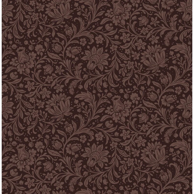 Hague Beige Floral Trail Wallpaper | Wayfair North America