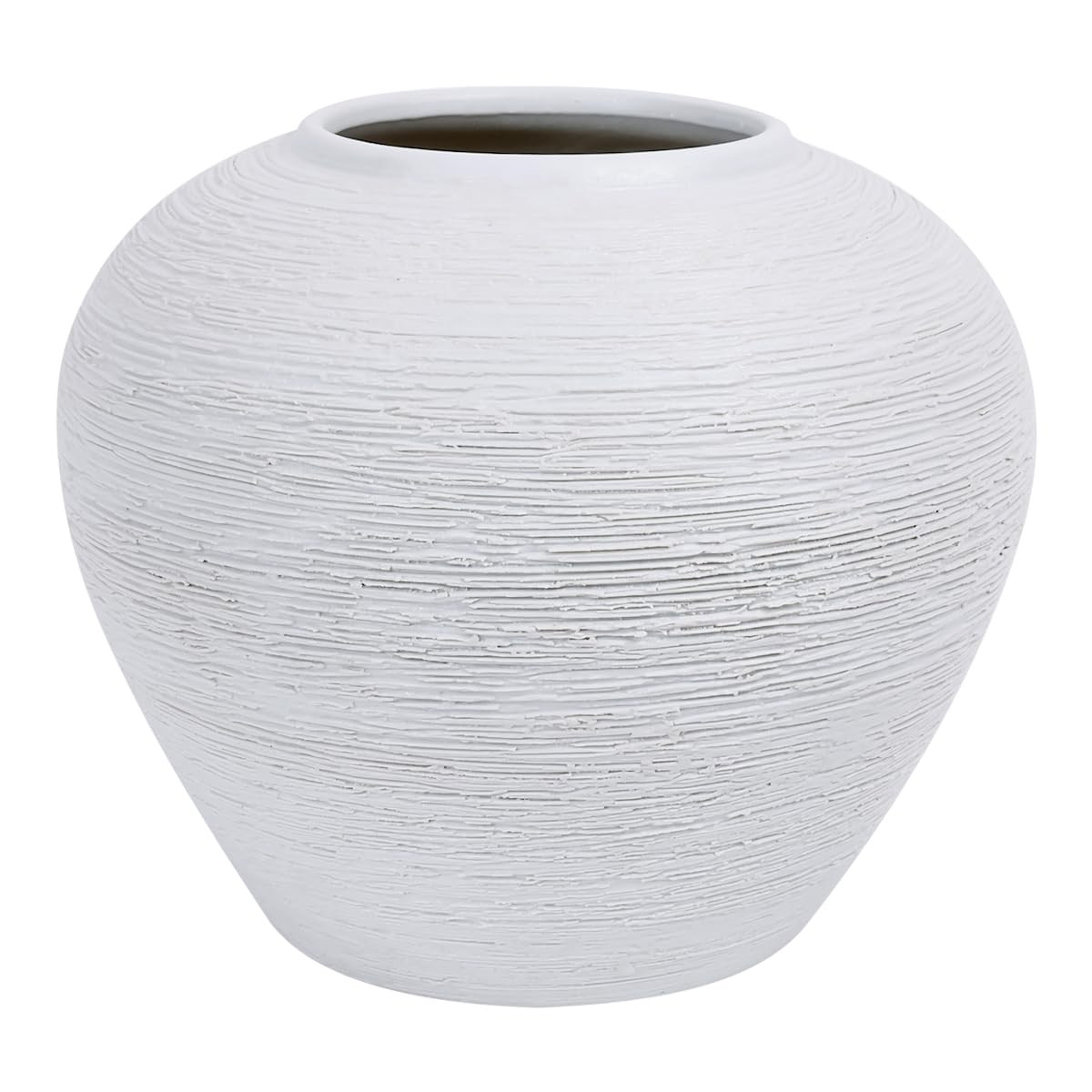 Japanese Style Ceramic Vase Minimalist Ceramic Flower Vase Home Office Decoration, 3.9 x 9 x 7.1 ... | Amazon (US)