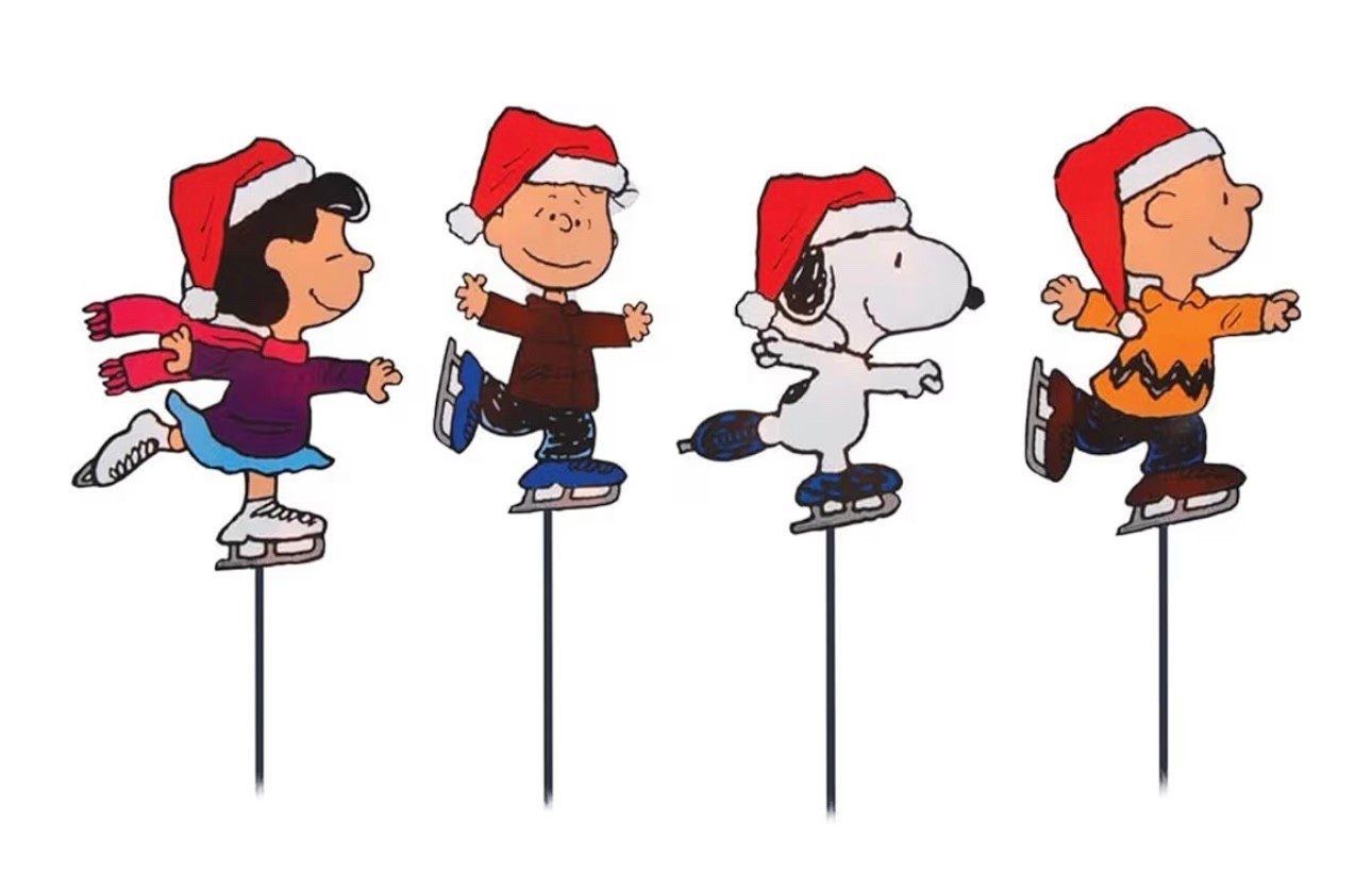 PRODUCTWORKS 8-Inch Pre-Lit Peanuts Skating Christmas
Pathway Markers (Set of 4)

#LTKHoliday #LTKHome #LTKSeasonal