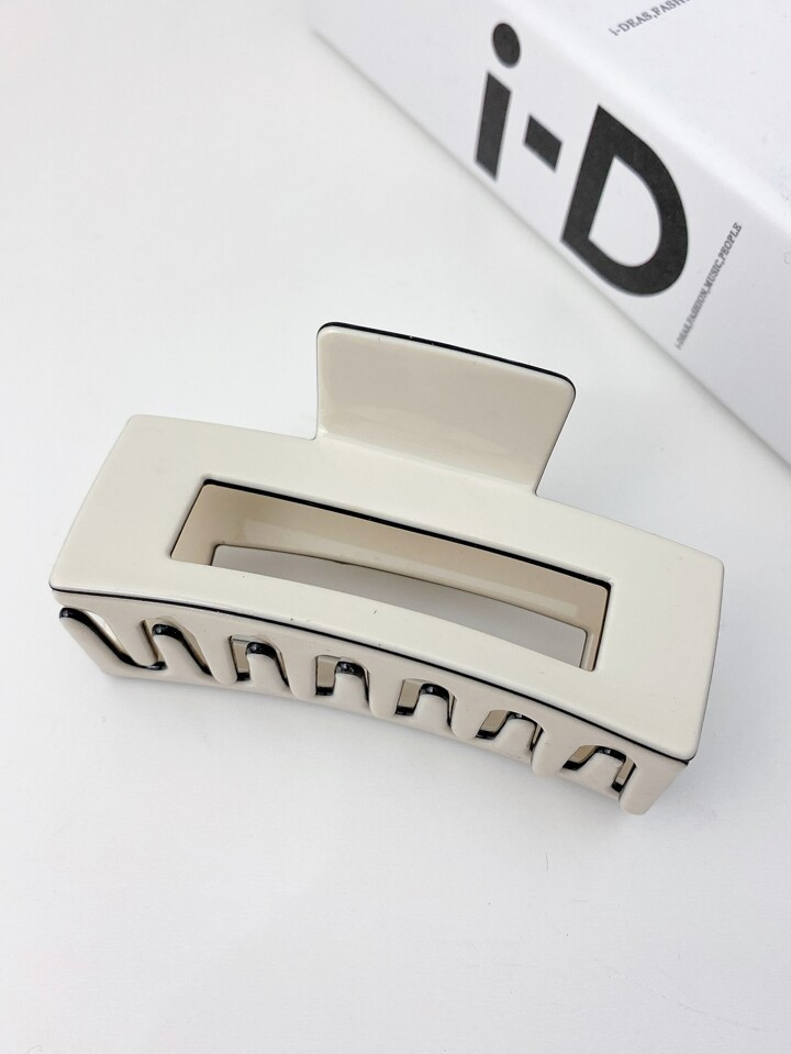 Two Tone Geometric Hair Claw | SHEIN