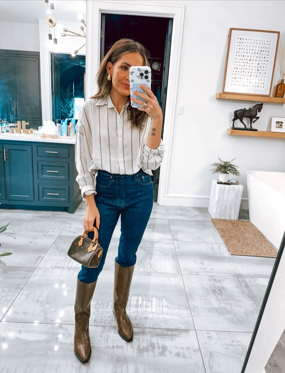 Get these jeans and top for 20% off right now during the LTK spring sale!!!

#LTKsalealert #LTKfindsunder100 #LTKSpringSale