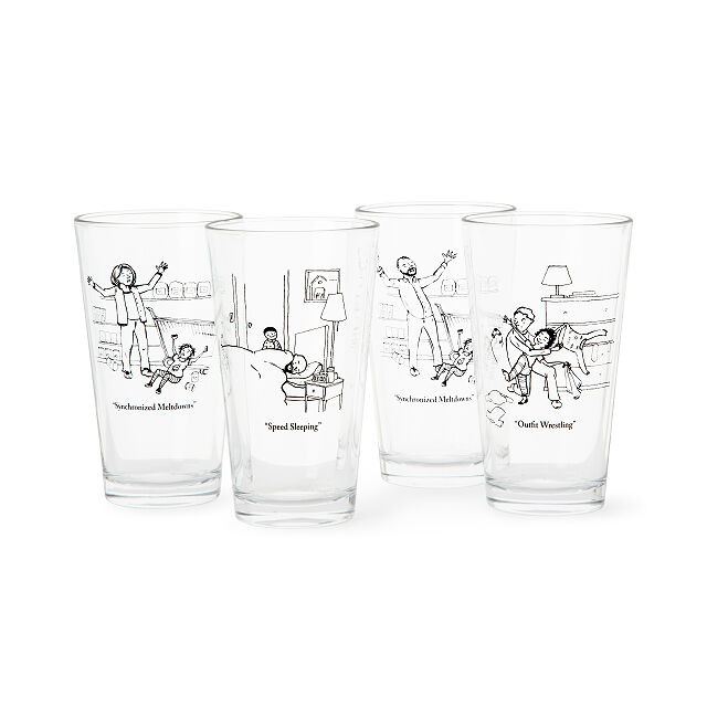 Parenting Championship Pint Glasses | UncommonGoods