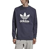 adidas Originals Men's Adicolor Trefoil Crew Neck, Shadow Navy/White, X-Large | Amazon (US)