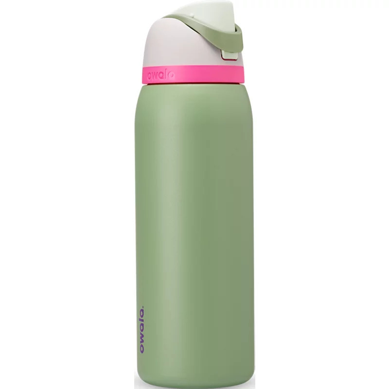 Owala FreeSip 40oz Stainless Steel Water Bottle Neo Sage - Thermos/Cups &koozies at Academy Sports | Academy Sports + Outdoors