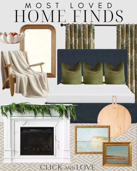 Most Loved Home finds from last week! Affordable art still seems to be a theme plus my favorite garland is back in stock if you need any!

Christmas decor, home decor, Walmart Home, Ballard Designs, Target, drapery, curtain panels, beds, bed frames, gift ideas, gifts for her, affordable art, wall art, artwork, Walmart Christmas, under $50 art, garland, greenery, mirror, marble bowl, gift ideas, cutting board, velvet pillows

#LTKhome #LTKGiftGuide #LTKstyletip