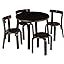 Kids Table and Chair Set - Play with Me Toddler Table with 3 Chairs and Adult Stool for Arts & Ac... | Amazon (US)