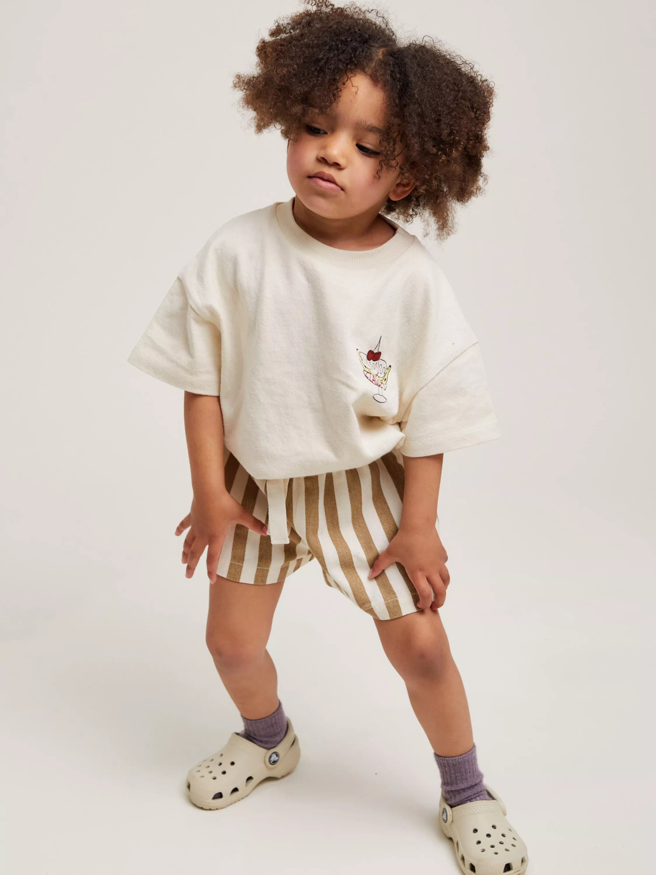 Baby Lenni Cotton Sundae T-Shirt, Butter | John Lewis (UK)
