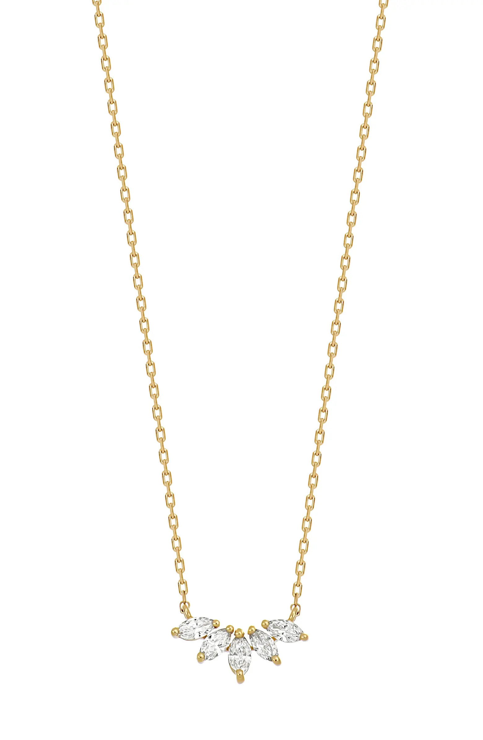 Rita Marquise Diamond Pendant Necklace | Nordstrom