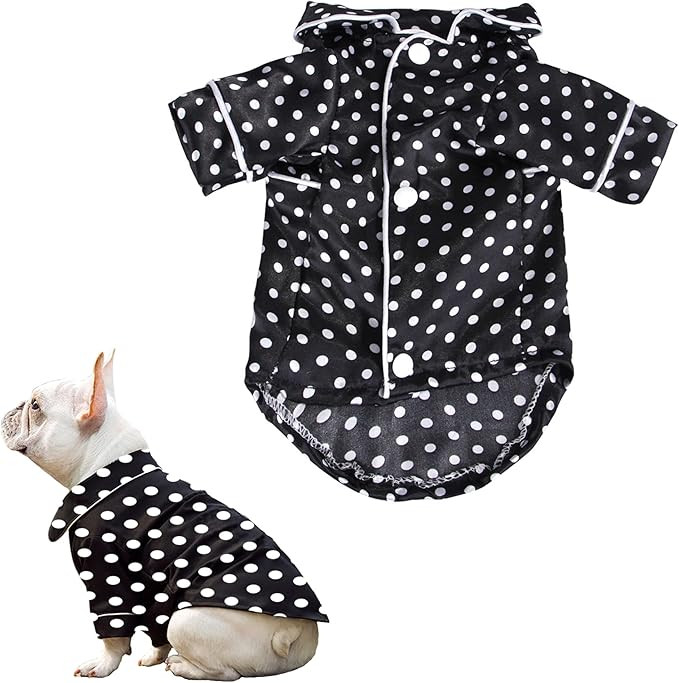 Dog Pajamas for Small Dog Boy Girl Puppy Clothes Dot Shirt Silk Loungewear Pjs Soft Breathable Male  | Amazon (US)