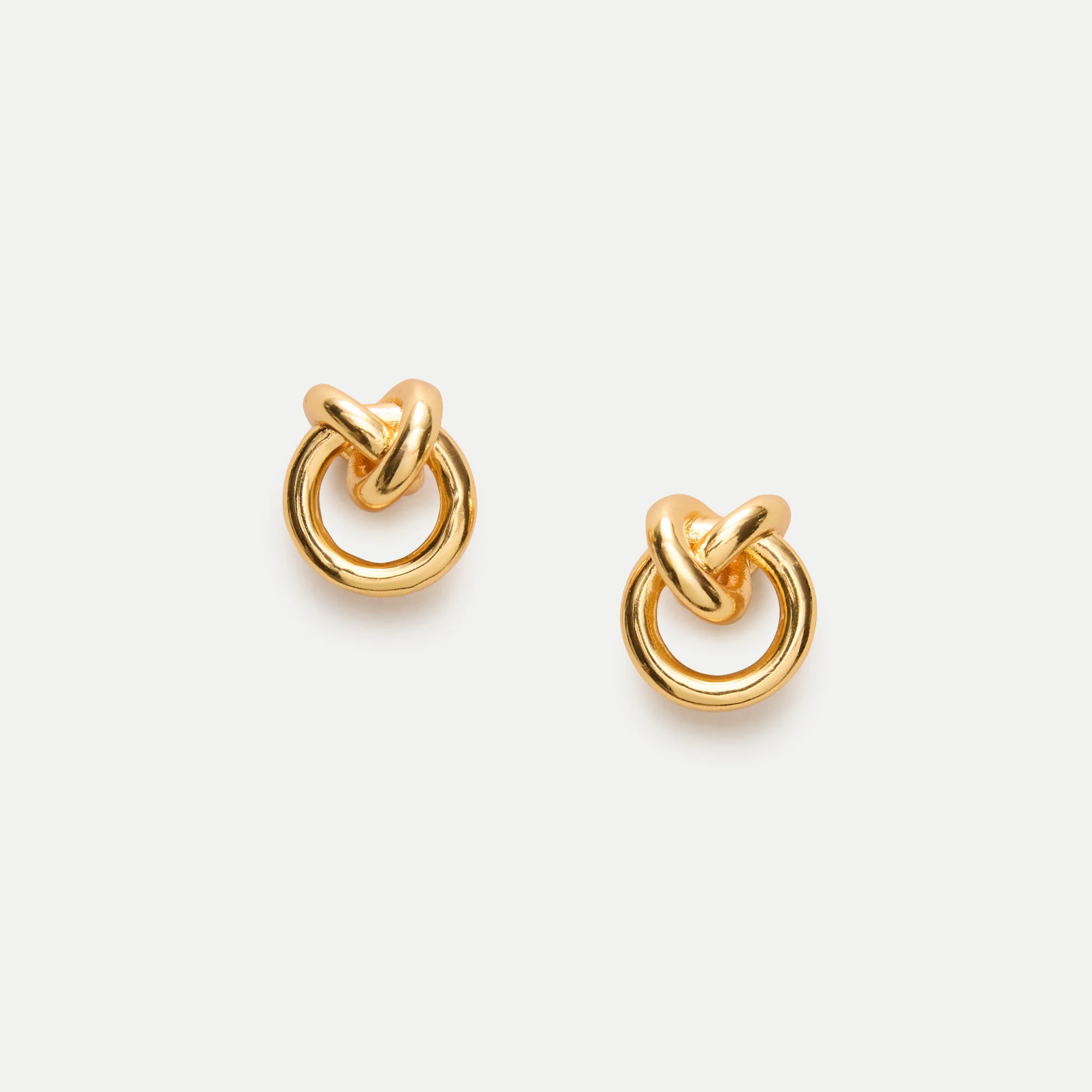 Sculptural knot stud earrings | J. Crew US