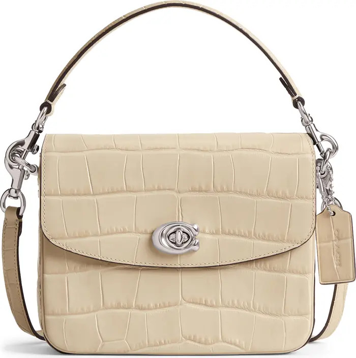 Cassie Croc Embossed Leather Crossbody Bag | Nordstrom