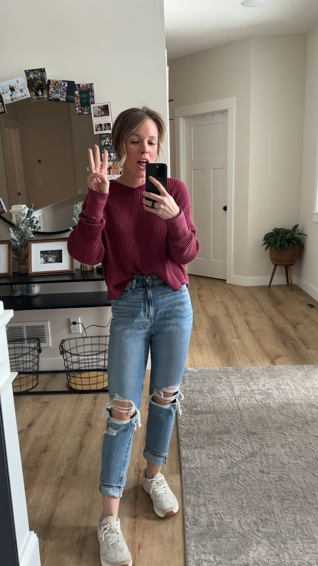 This is the 3rd pair I have purchased in my weight loss journey, make sure to size down, I’m 5’4, 120lbs and these are a size 2 but I probably could have done a 0 which is wild to me! 

#LTKootd #LTKmomlife