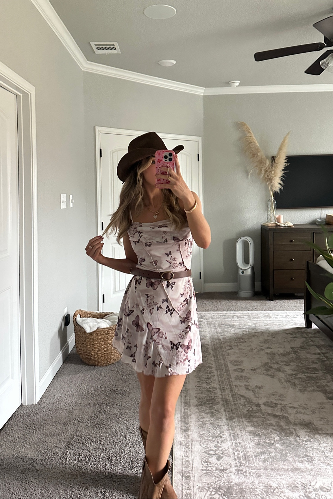 amazon rodeo outfit! also great for a country concert! love this cowboy hat and these boots are so good! wearing my usual small in the amazon dress!

#LTKFindsUnder50 #LTKStyleTip #LTKFindsUnder100