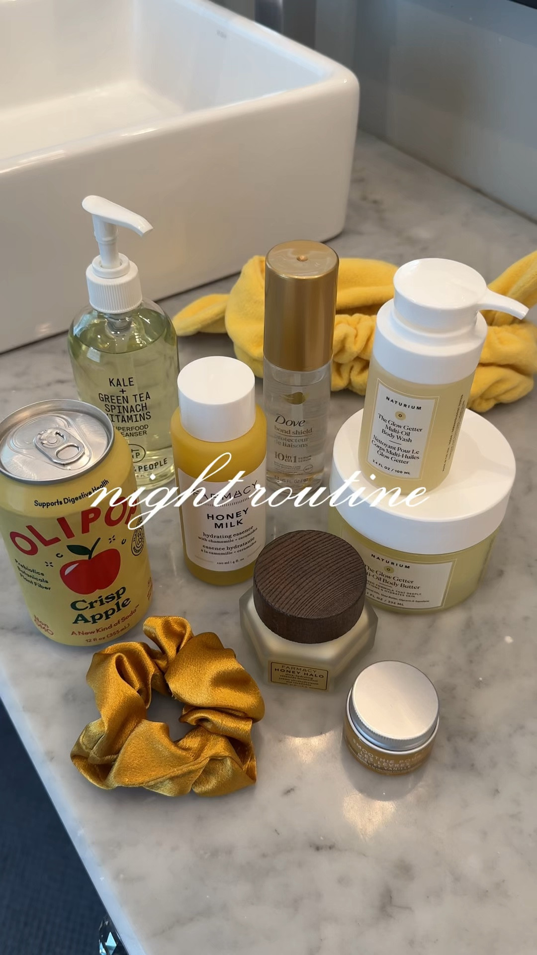 Yellow night routine 💛🍋🍯🤝

Self care night, self care routine, skincare routine, skincare, evening routine  

#LTKStyleTip #LTKBeauty #LTKHome