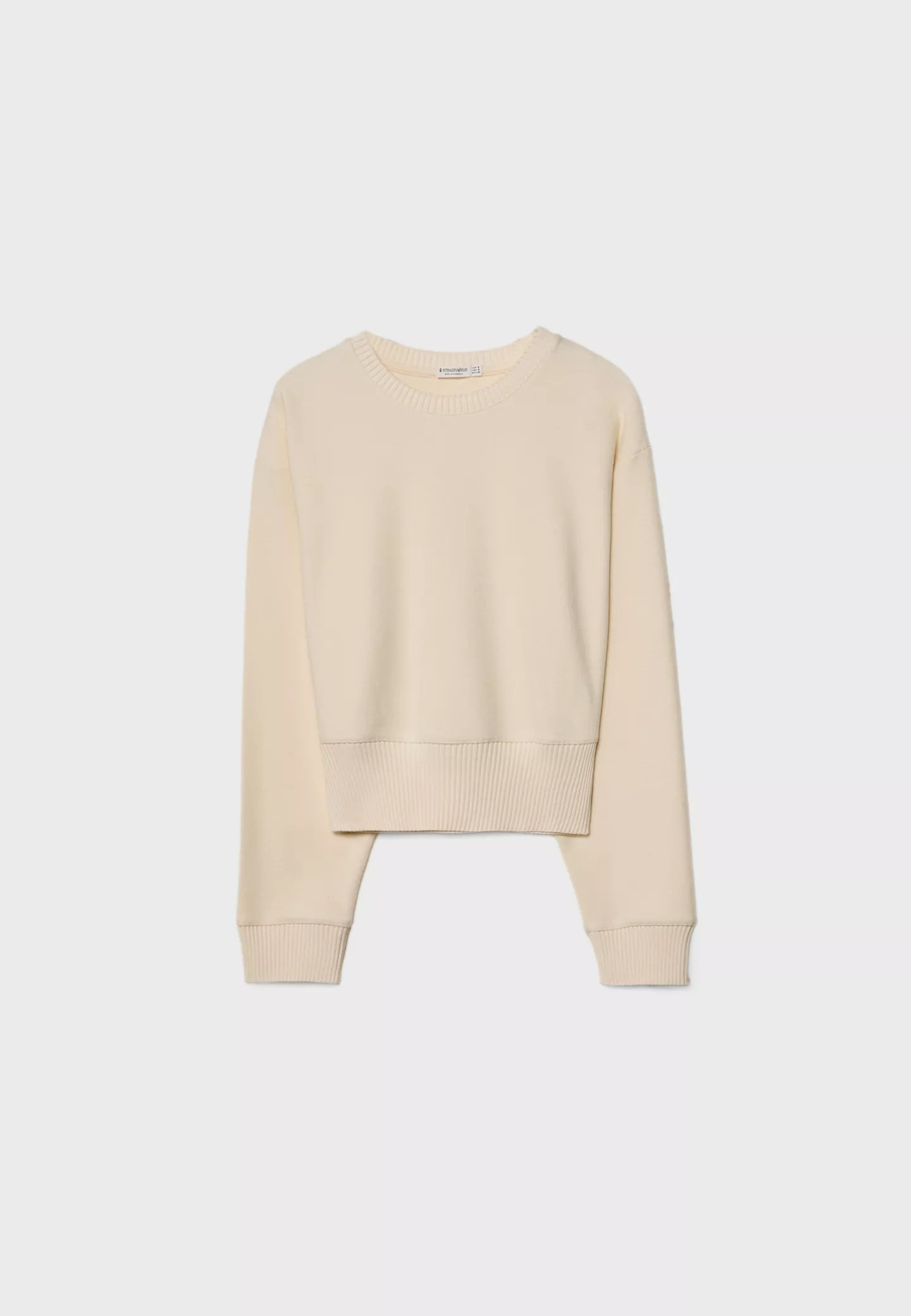 Knit top with sash | Stradivarius (UK)
