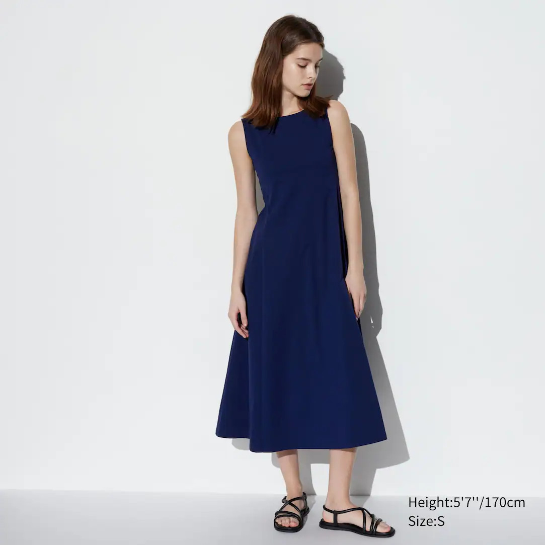 Ultra Stretch AIRism Sleeveless Dress | UNIQLO (UK)