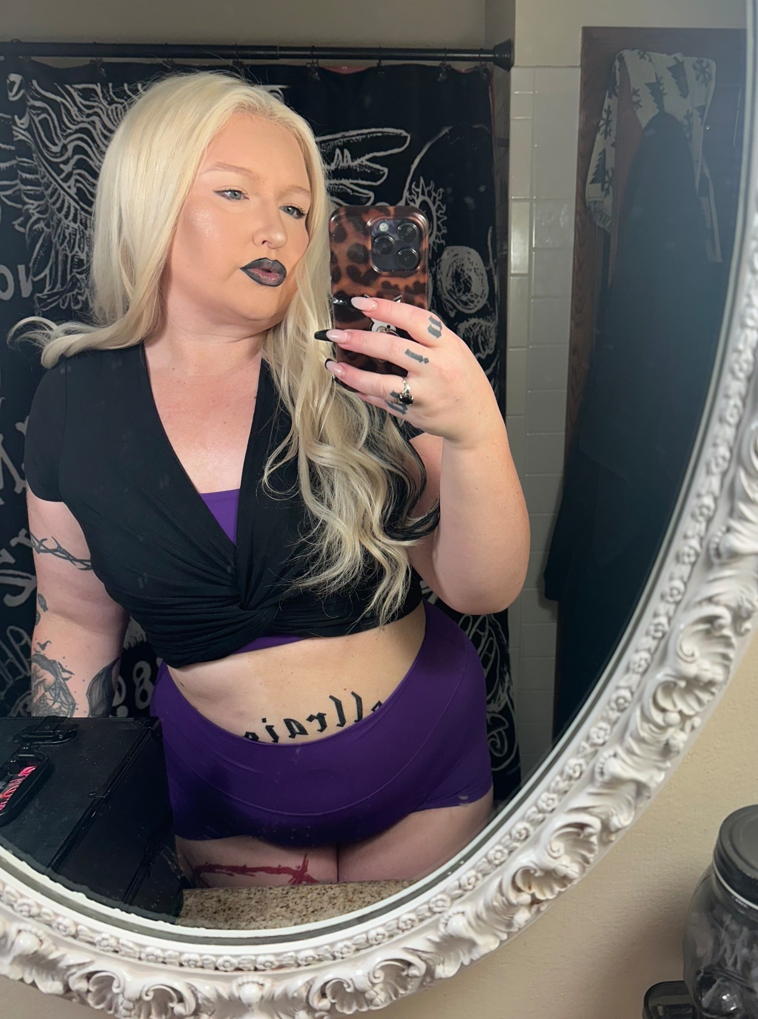 I’m wearing a size 12 in the bra and shorts! The black top is an XL. 🖤

#LTKActive #LTKPlusSize #LTKStyleTip