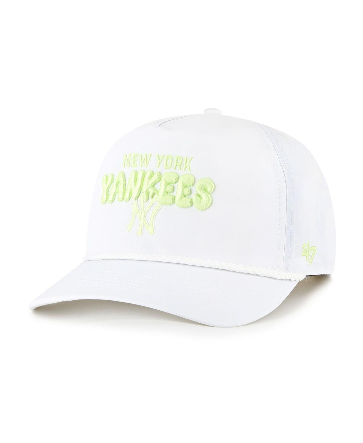 '47 Brand Women's White New York Yankees Bright Side Adjustable Hitch Hat - White | Macy's