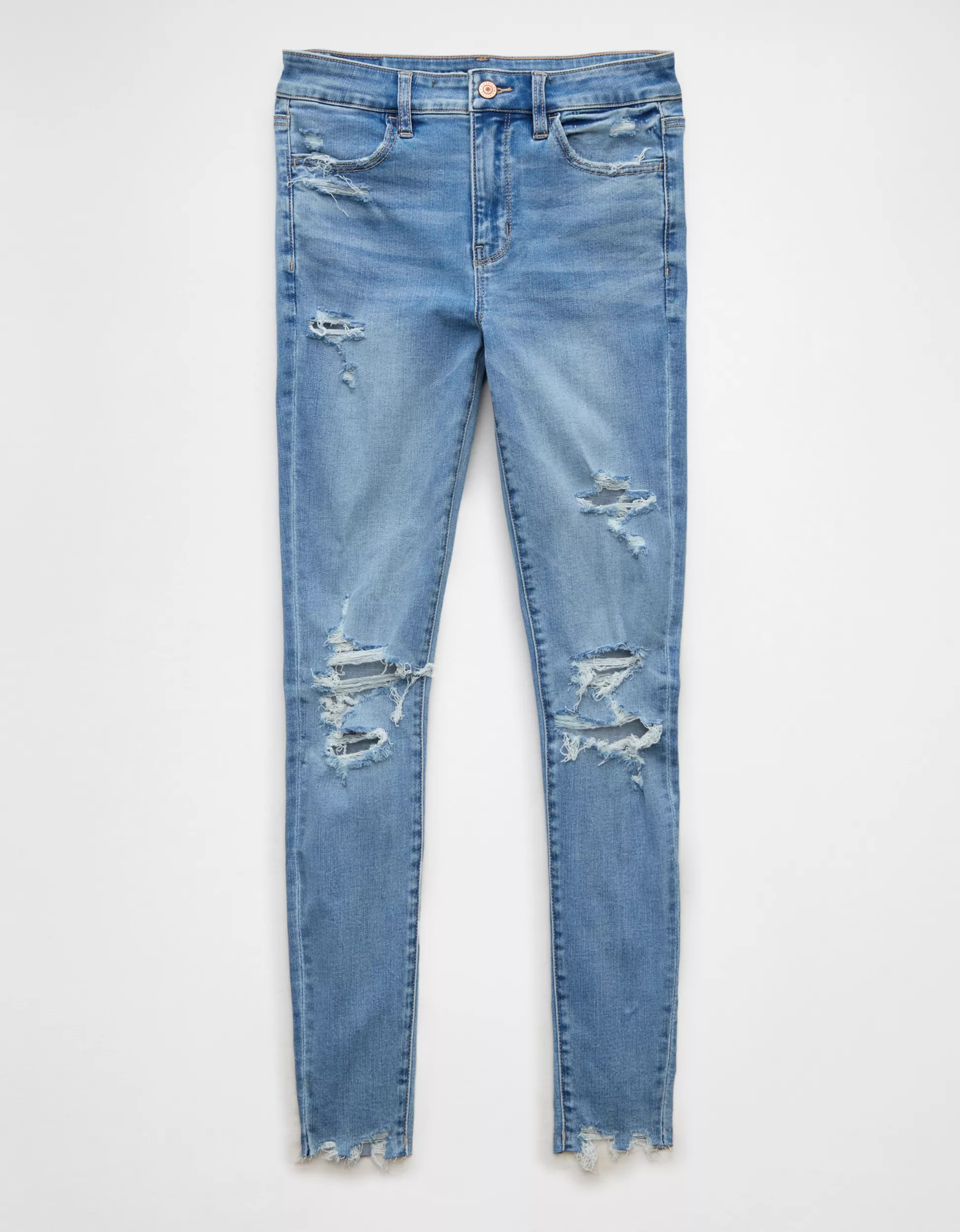AE Next Level Ripped High-Waisted Jegging | American Eagle Outfitters (US & CA)
