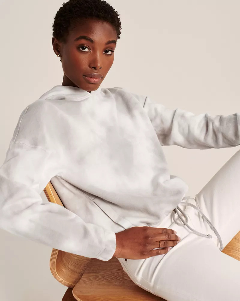 Cinched Hem Hoodie | Abercrombie & Fitch US & UK