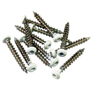 Veranda 1-1/2 in. Lattice White SS Screws (12-Piece/Bag)-73003464 - The Home Depot | The Home Depot