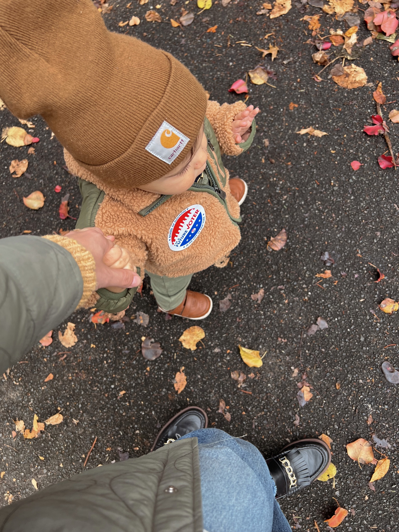Without fail I always get comments about his beanie haha. Fit him last year, still fits him this year, and actually stays on his head! Comes in a bunch of colors! 

#LTKfamily #LTKbaby #LTKkids