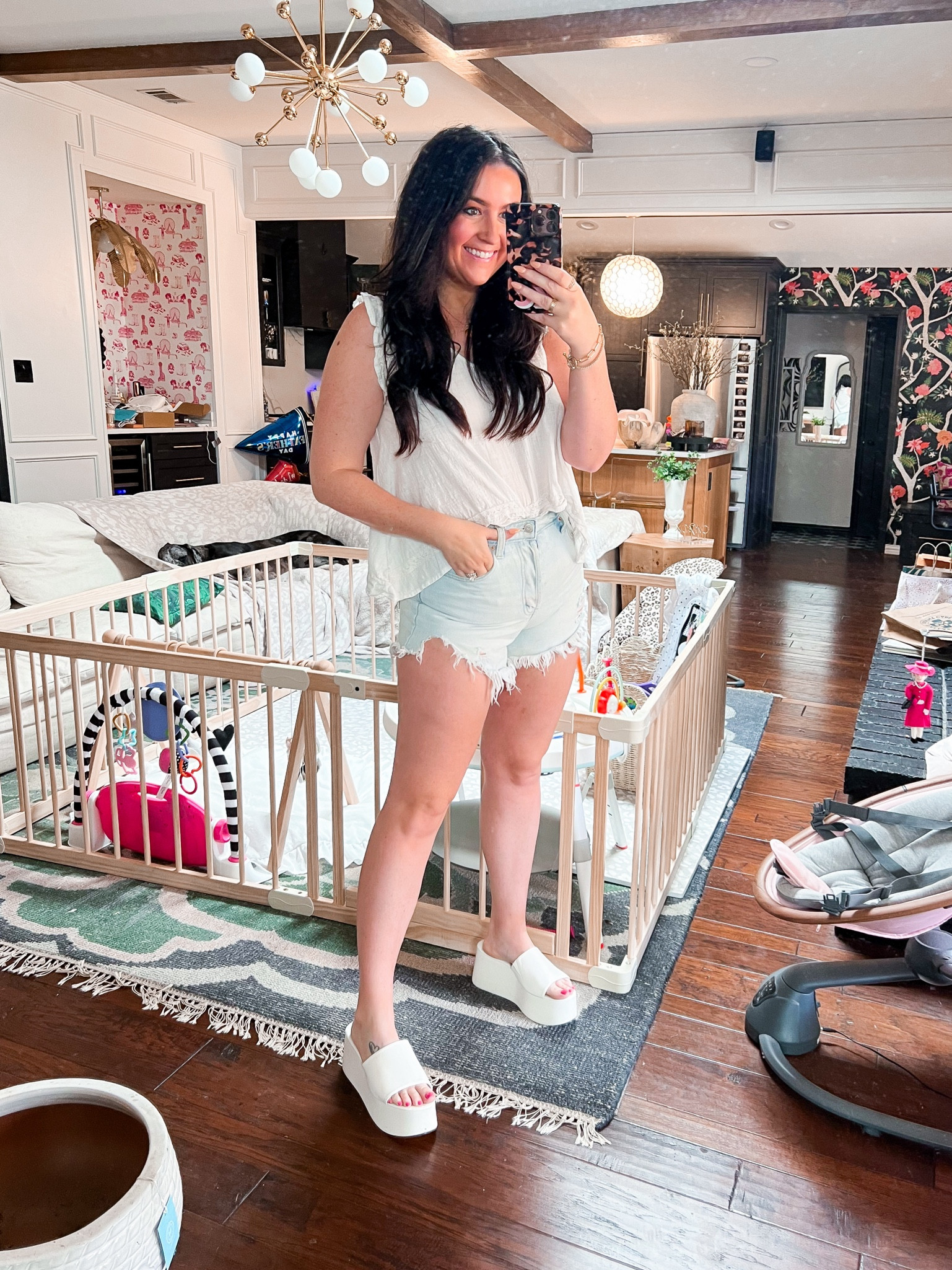 Top and shoes are amazon! Shorts are Target & come in four different washes!

Amazon primer
New mom
Summer
Platform Sandals
White sandals


#LTKShoeCrush #LTKStyleTip #LTKFindsUnder50