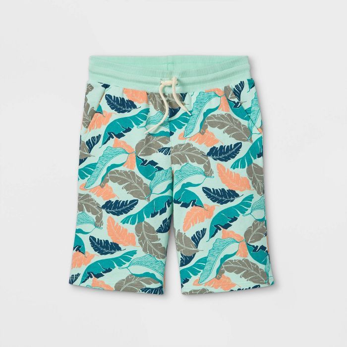 Boys' Knit Pull-On Shorts - art class™ Green | Target