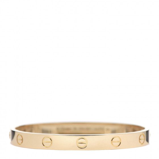 CARTIER 18K Yellow Gold LOVE Bracelet 16 | Fashionphile