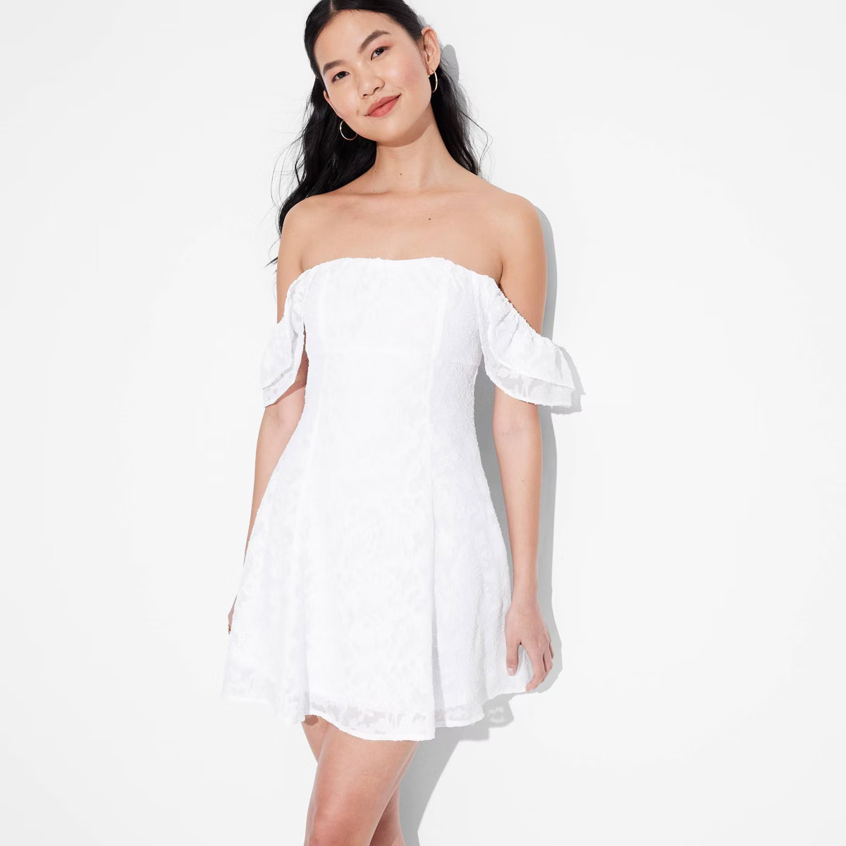 Women's Ruffle Short Sleeve Mini A-Line Dress - Wild Fable™ | Target