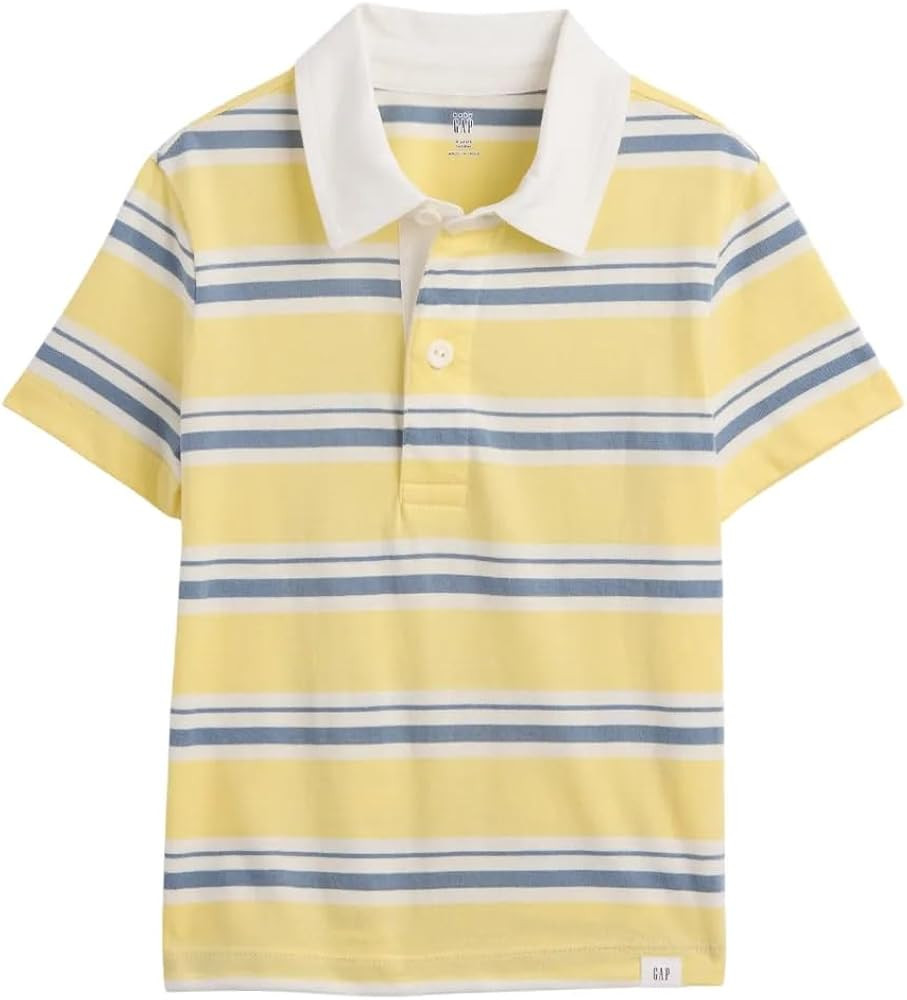 GAP Baby Boys' Short Sleeve Pique Polo | Amazon (US)