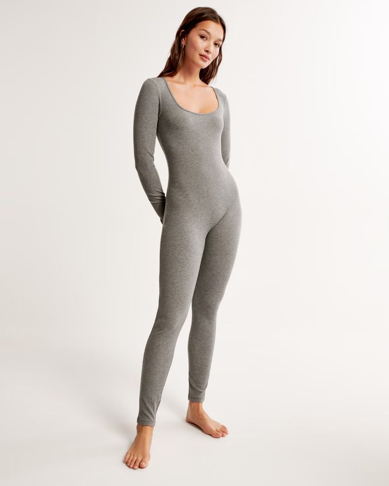 Lounge Long-Sleeve Onesie | Abercrombie & Fitch (US)
