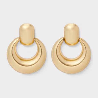 Door Knocker Earrings - A New Day™ Gold | Target