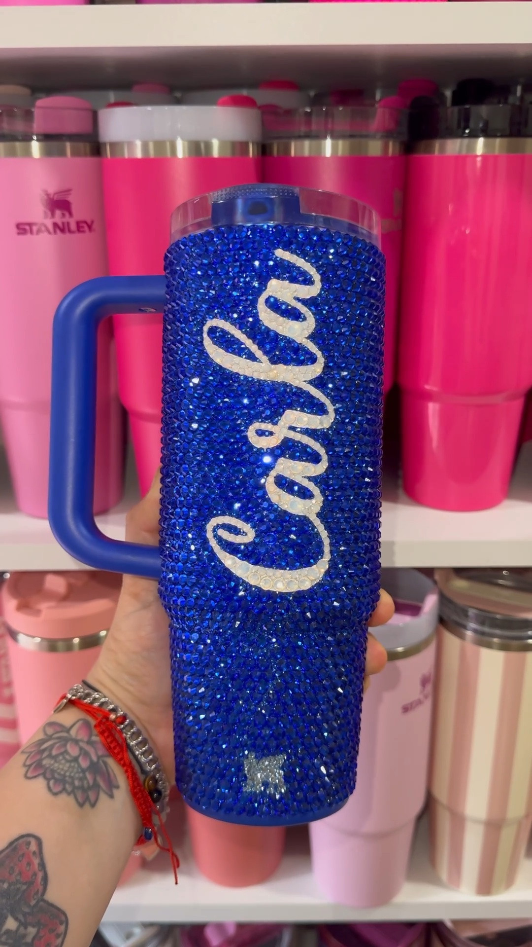 All rhinestones and tools used to make