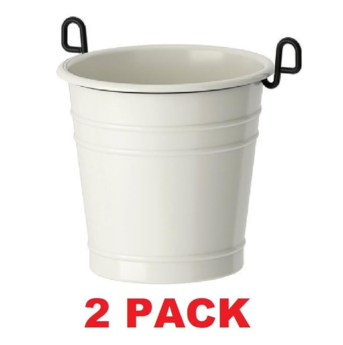 IKEA Caddy Utensil Steel Enamel (2, White) | Amazon (US)